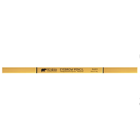 BLACK GB261 Kokie Professional Brow Liner Dual-Ended Waterproof Pencil New - Picture 1 of 2